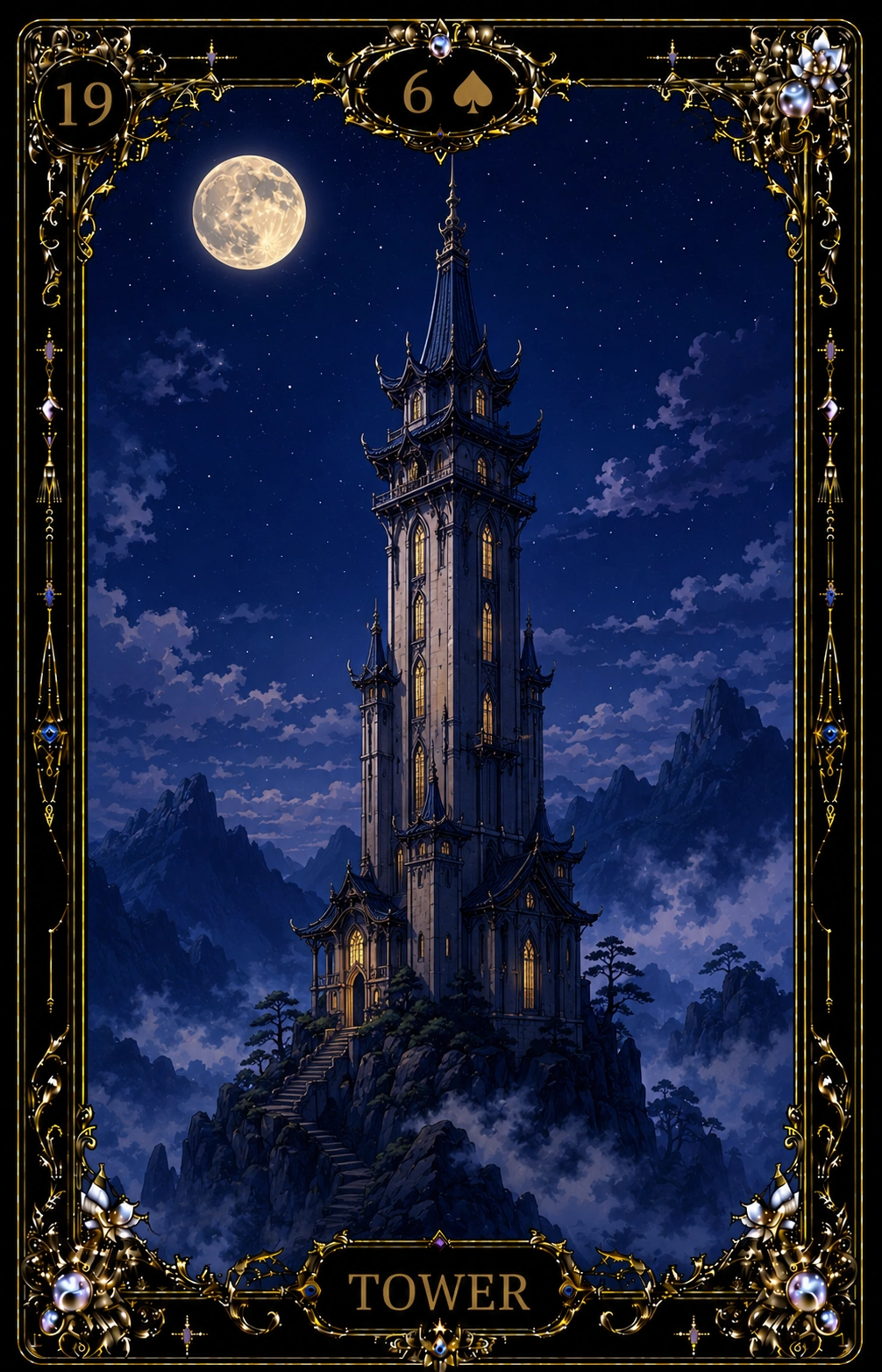 Card 19, TOWER