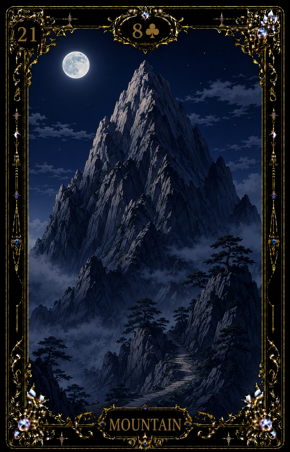 Card 21, MOUNTAIN