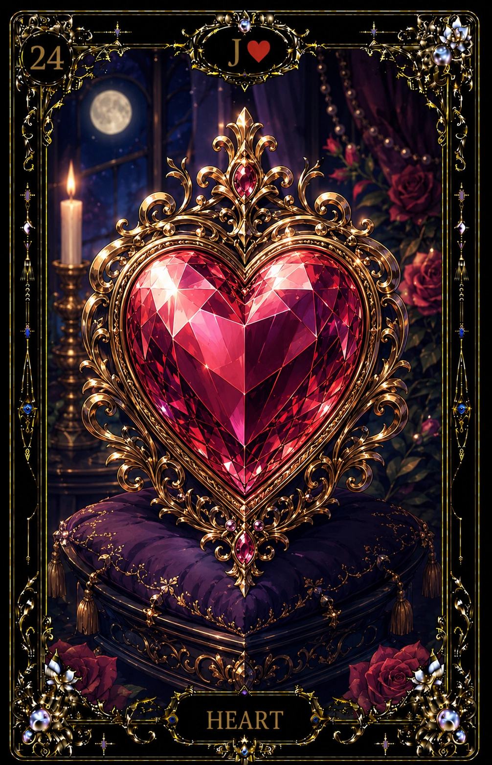 Card 24, HEART