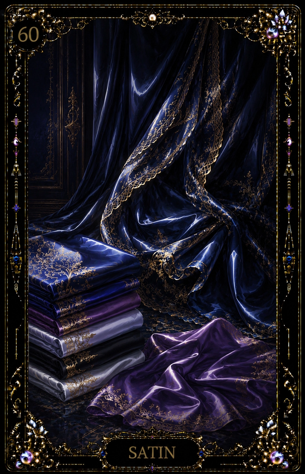 Card 62, SATIN
