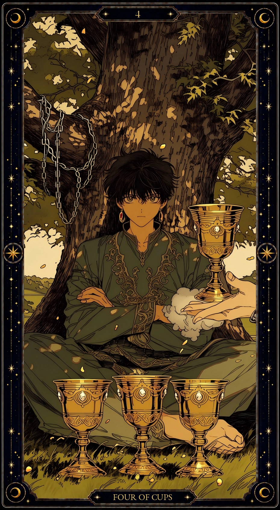 FOUR OF CUPS
