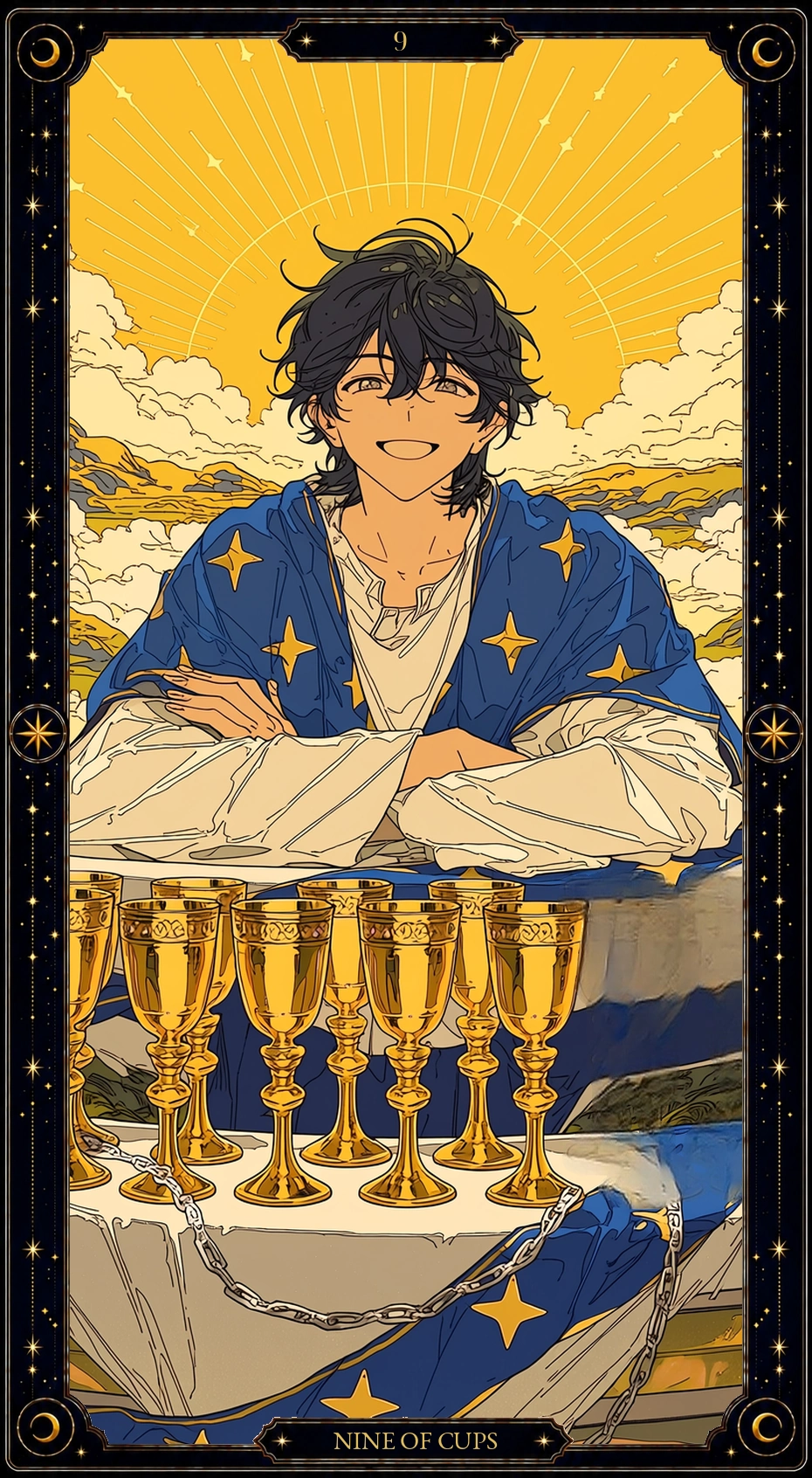 NINE OF CUPS