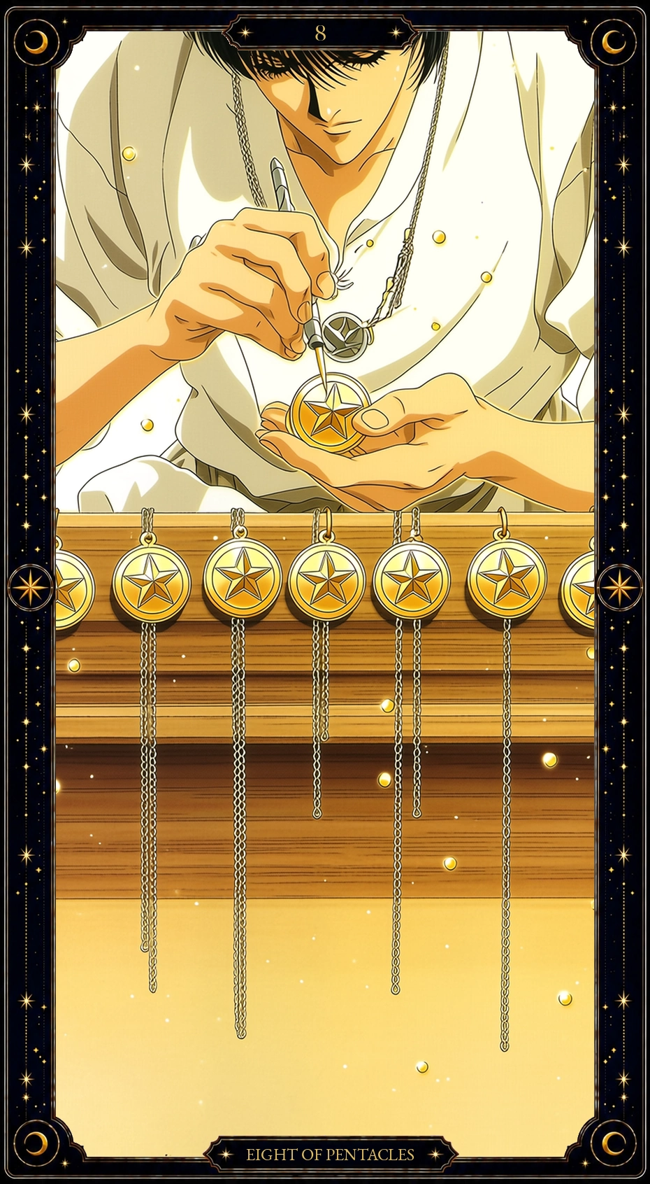 EIGHT OF PENTACLES