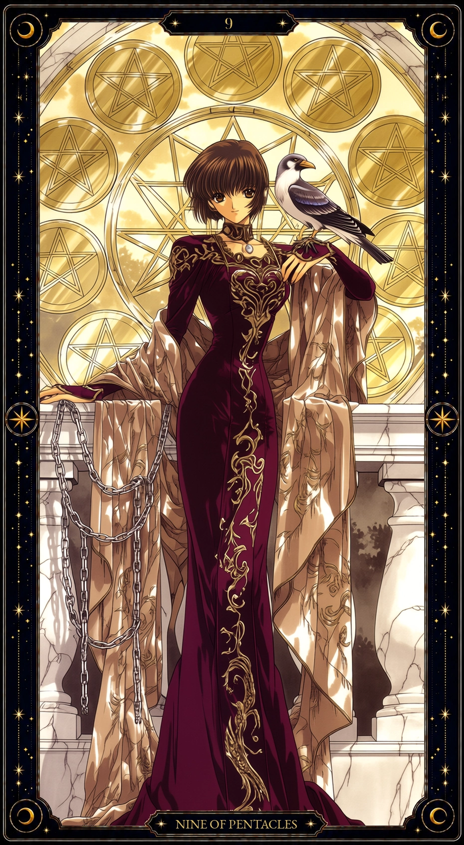 NINE OF PENTACLES