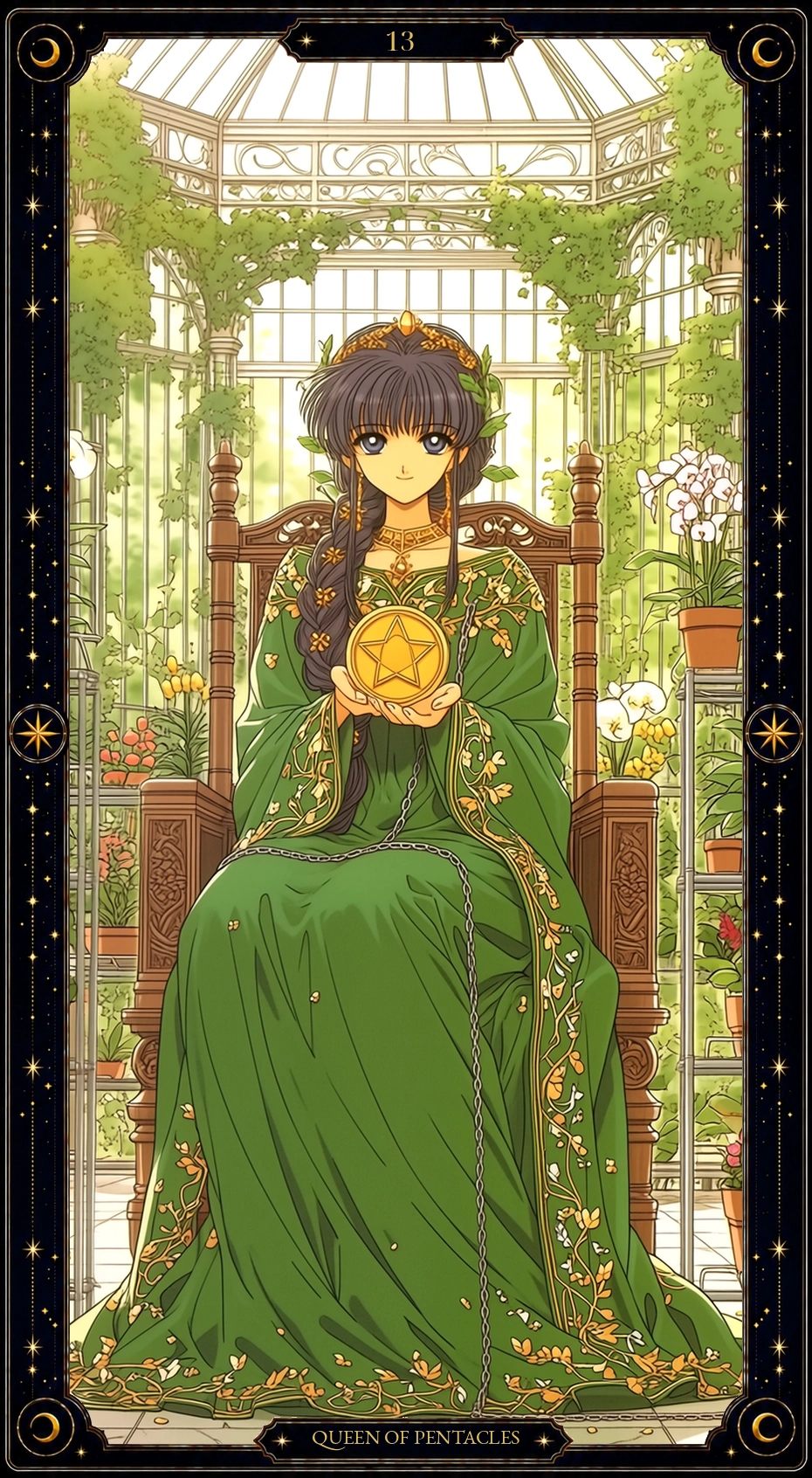 QUEEN OF PENTACLES