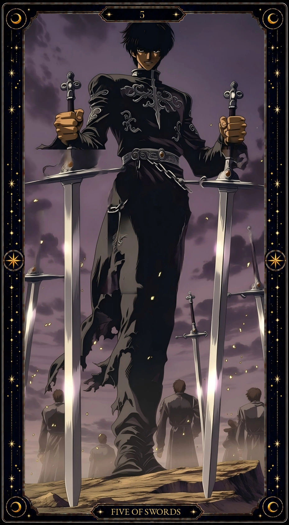 FIVE OF SWORDS