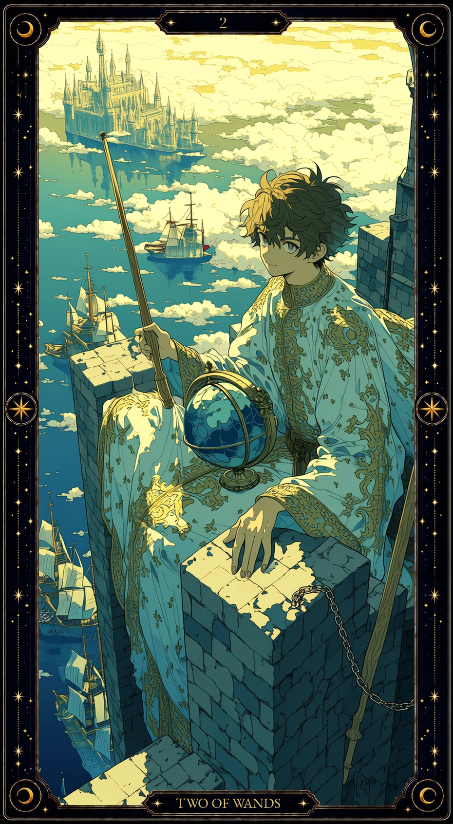 TWO OF WANDS
