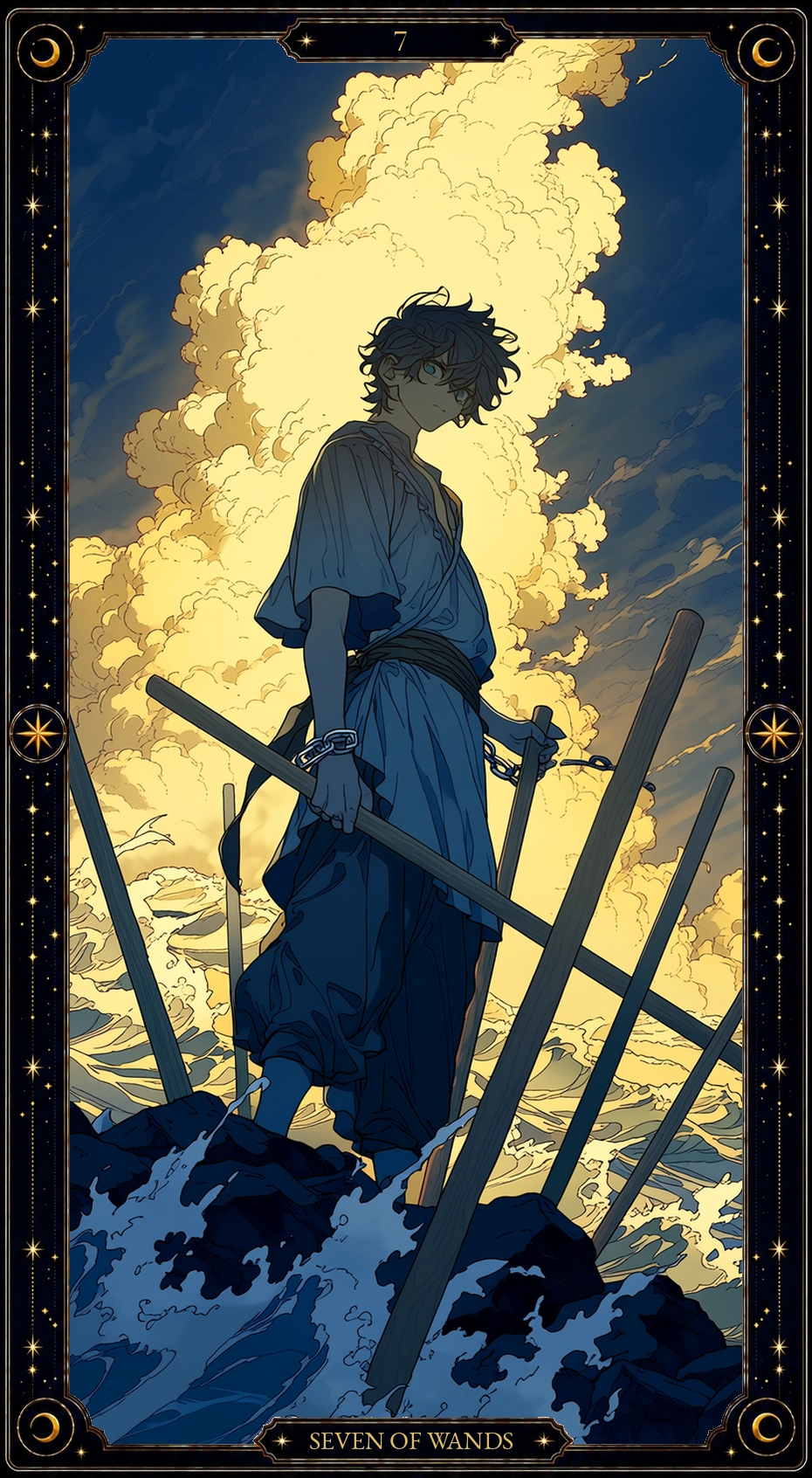 SEVEN OF WANDS